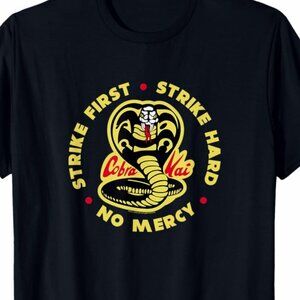 Cobra Kai, Strike First Cobra Kai Dojo Logo, TV Show Tee Shirt, Size 2XL, NWT